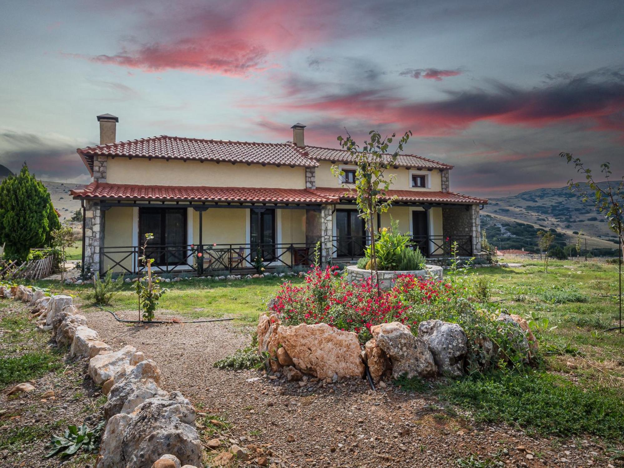 Chalet Renata 1 Livadi Arachovas Kalívia Esterno foto