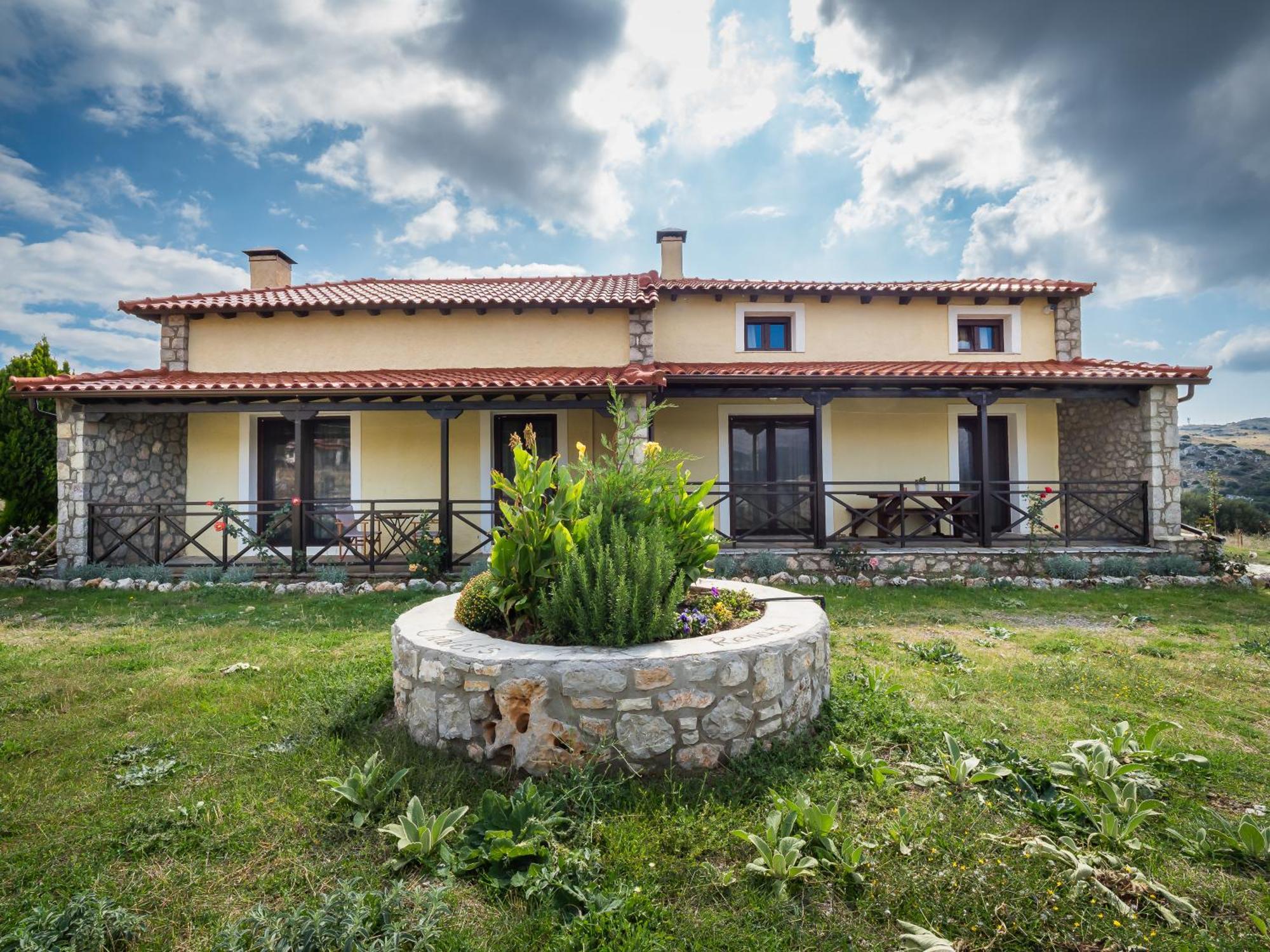Chalet Renata 1 Livadi Arachovas Kalívia Esterno foto